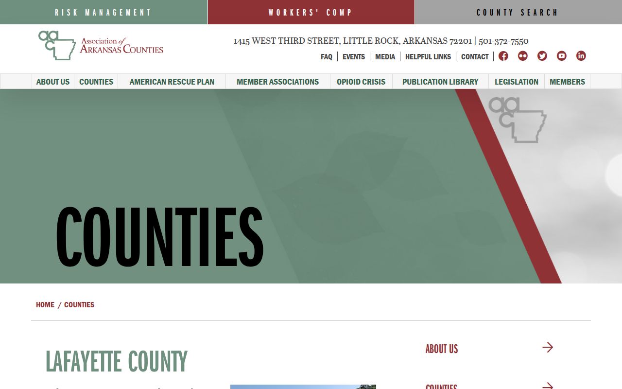 Lafayette County courthouse and court docket offices